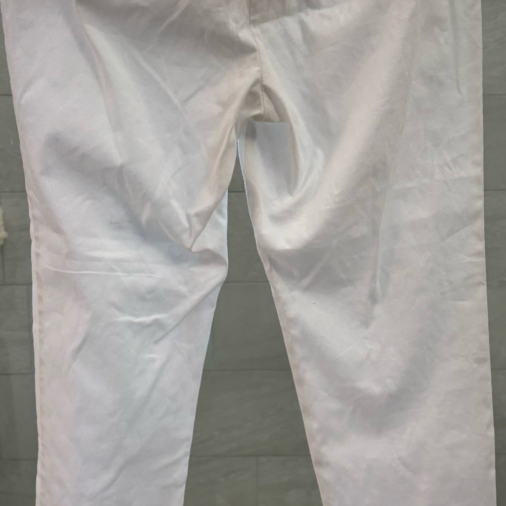Talbots White Textured Pants - Picture 4 of 4
